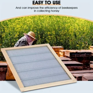 Excluidor metálico con marco demadera