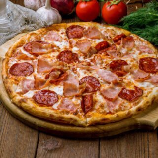 Pizza Jamón y queso