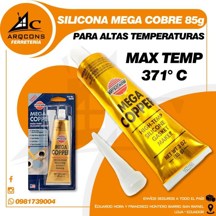SILICONA PARA ALTAS TEMPERATURAS
