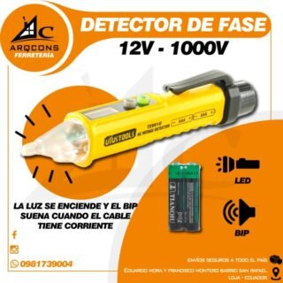 DETECTOR DE FASE 12V - 1000V