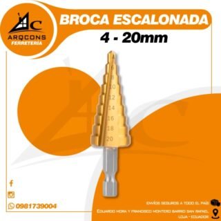 BROCA ESCALONADA 4 - 20mm