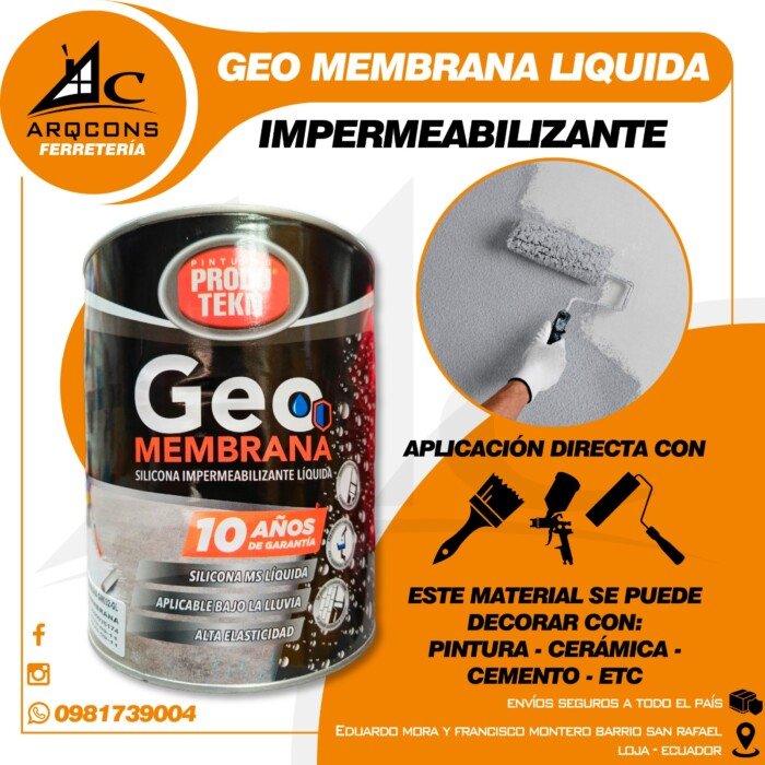 IMPERMEABILIZANTE - GEO MEMBRANA LIQUIDA