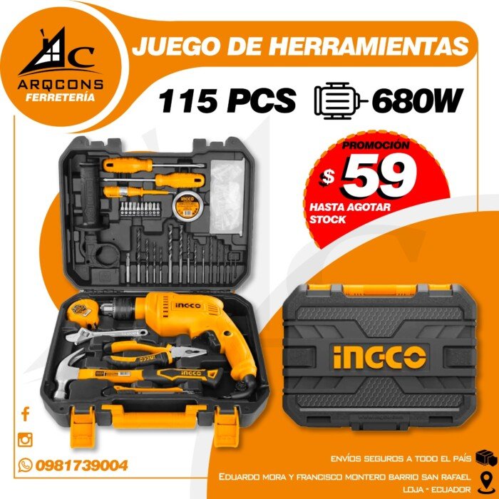 ROTOMARTILLO 680W INGCO