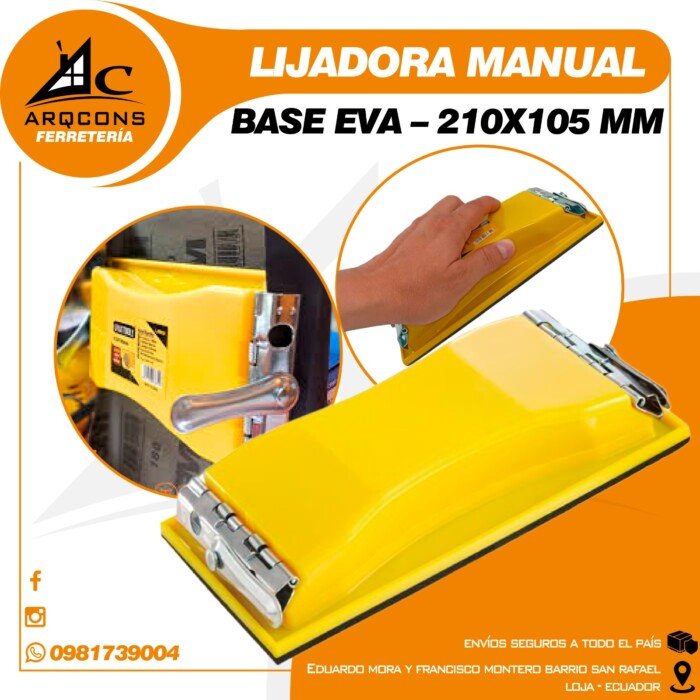 LIJADORA MANUAL BASE EVA - Image 2