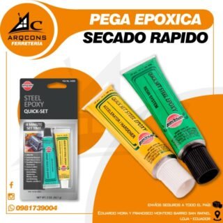 PEGA EPOXICA SECADO RAPIDO